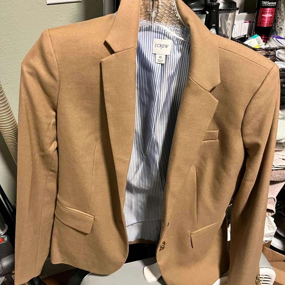 J. Crew Factory Camel Blazer